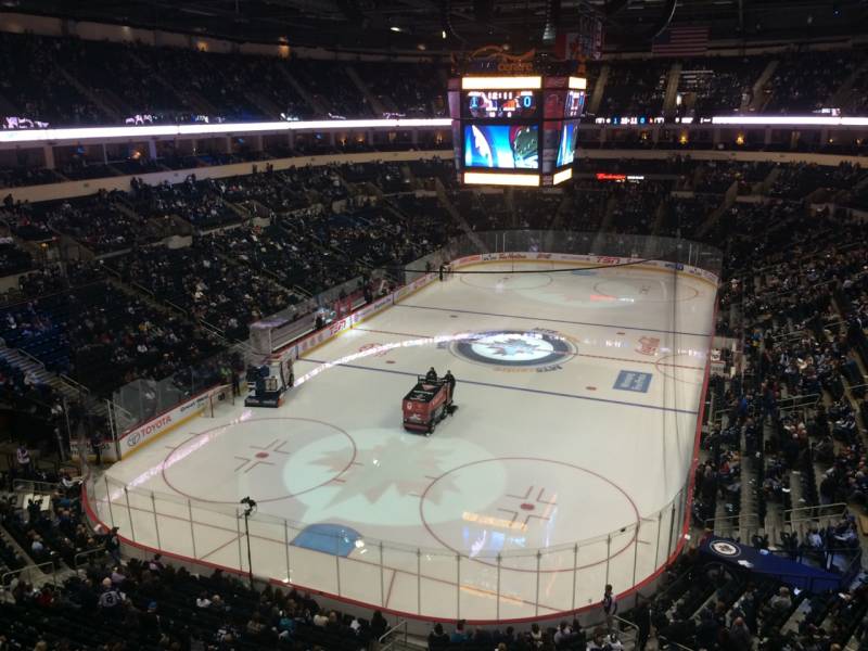 Seat view from section 311 at Bell MTS Place, home of the Winnipeg Jets