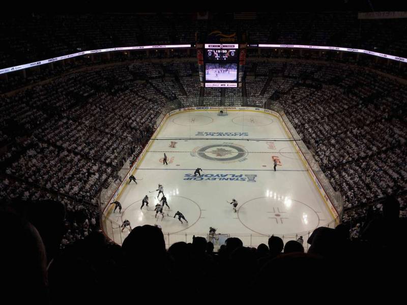 Seat view from section 313 at Bell MTS Place, home of the Winnipeg Jets
