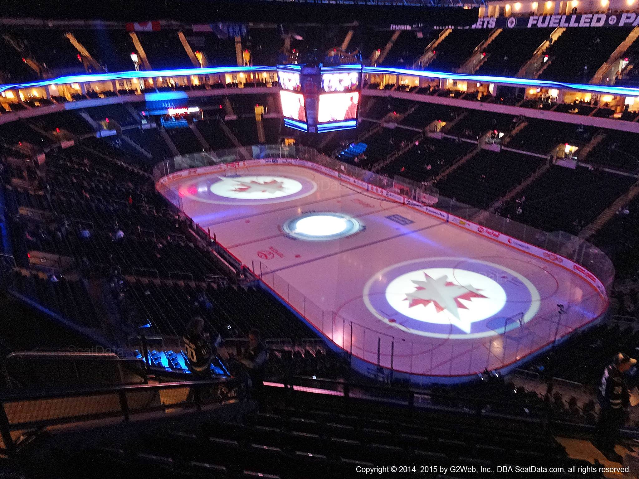 Seat view from section 316 at Bell MTS Place, home of the Winnipeg Jets