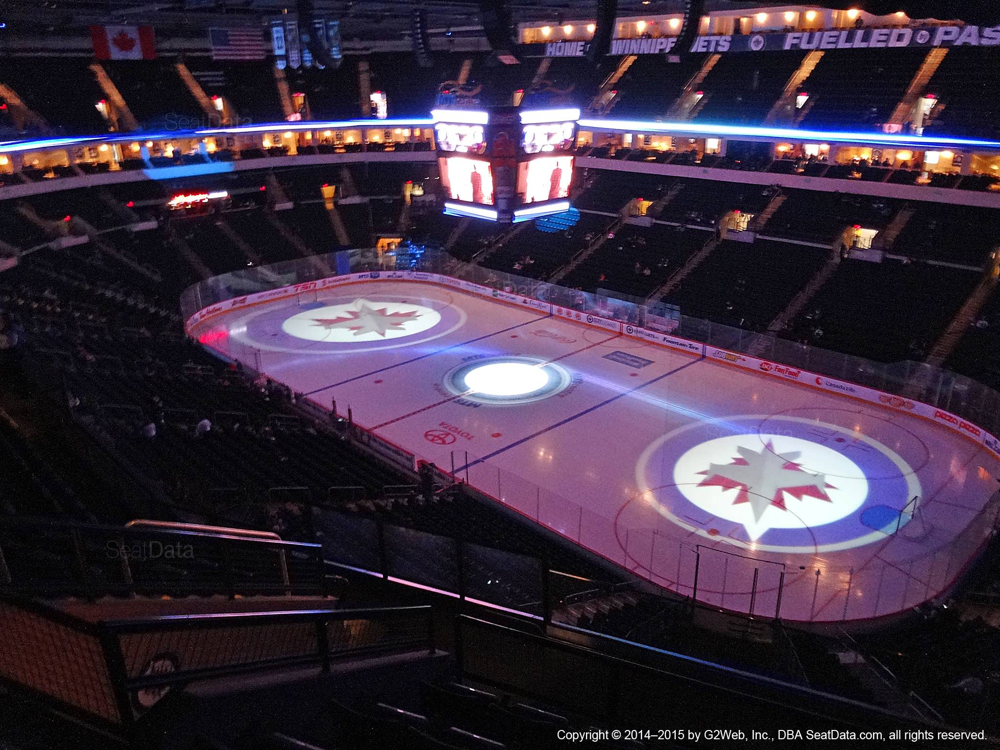 Seat view from section 317 at Bell MTS Place, home of the Winnipeg Jets