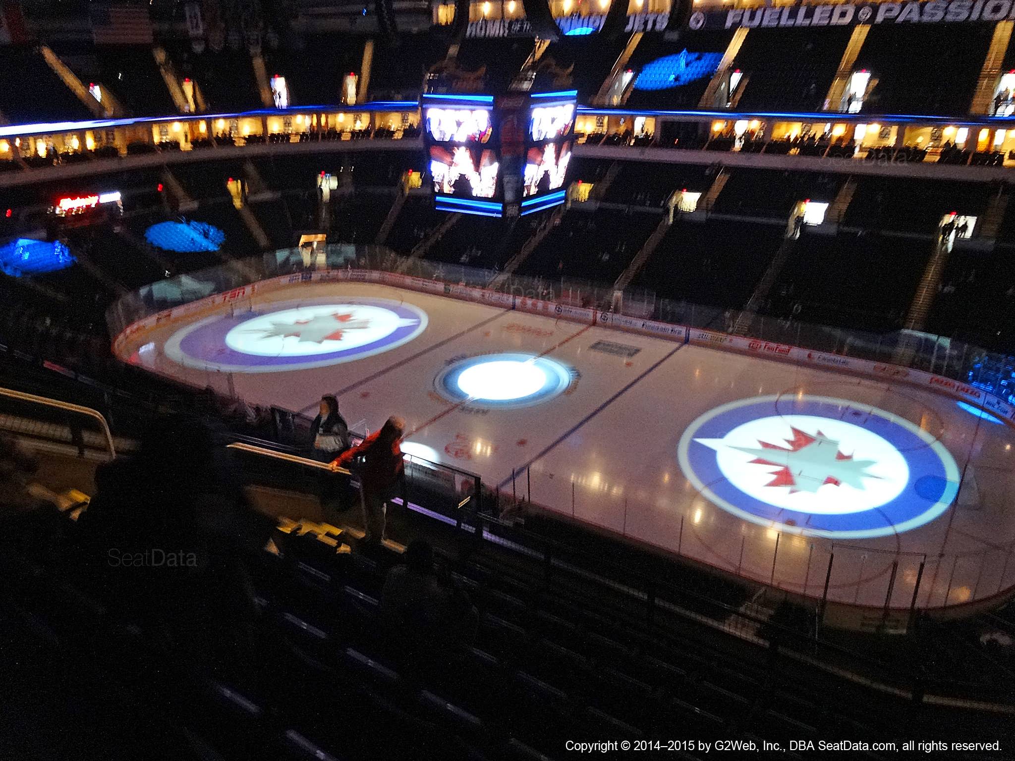 Seat view from section 318 at Bell MTS Place, home of the Winnipeg Jets