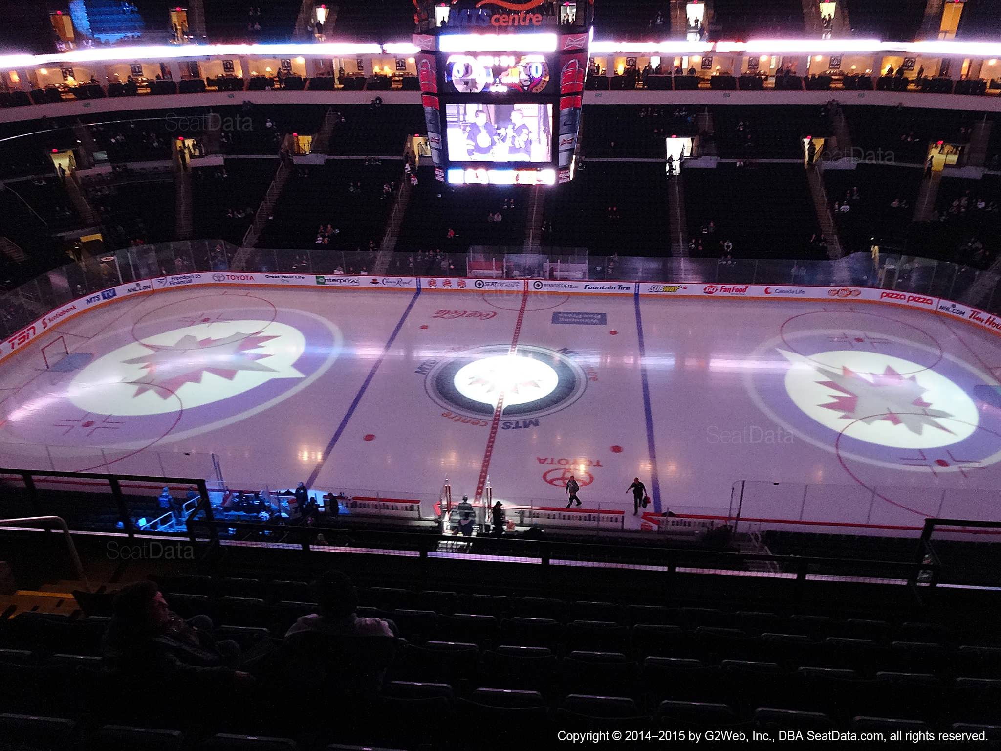 Seat view from section 320 at Bell MTS Place, home of the Winnipeg Jets
