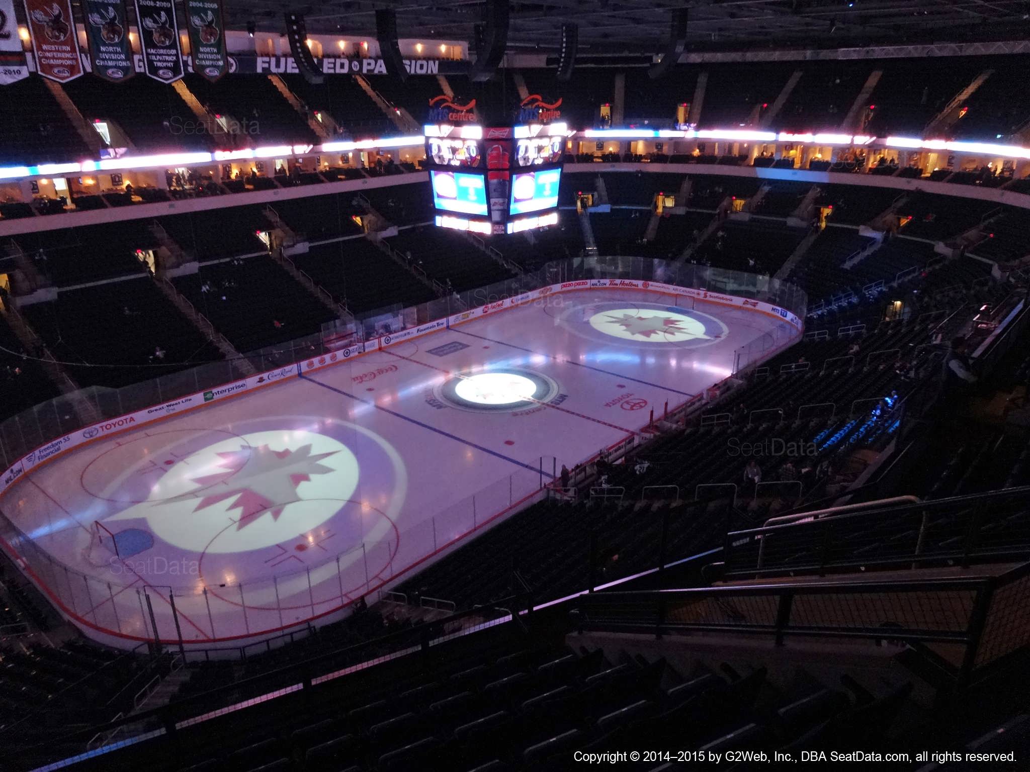 Seat view from section 324 at Bell MTS Place, home of the Winnipeg Jets