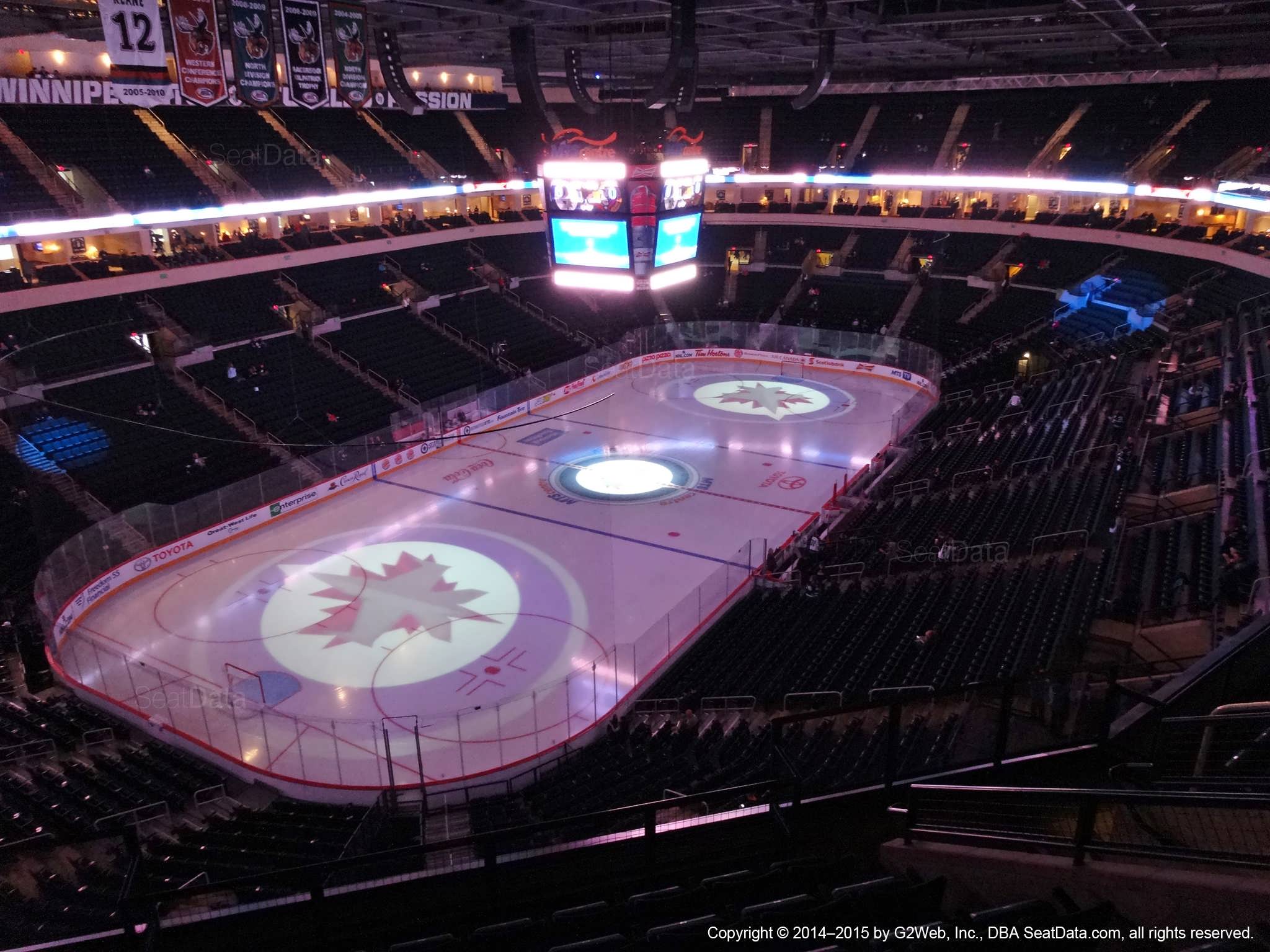 Seat view from section 325 at Bell MTS Place, home of the Winnipeg Jets
