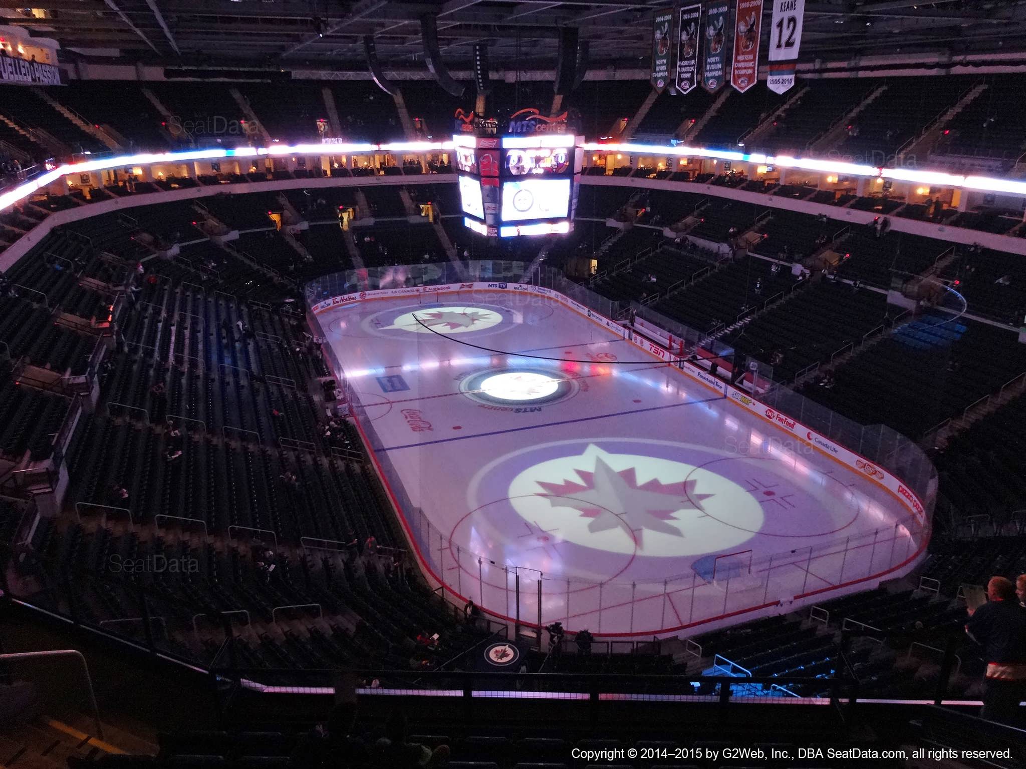 Seat view from section 330 at Bell MTS Place, home of the Winnipeg Jets