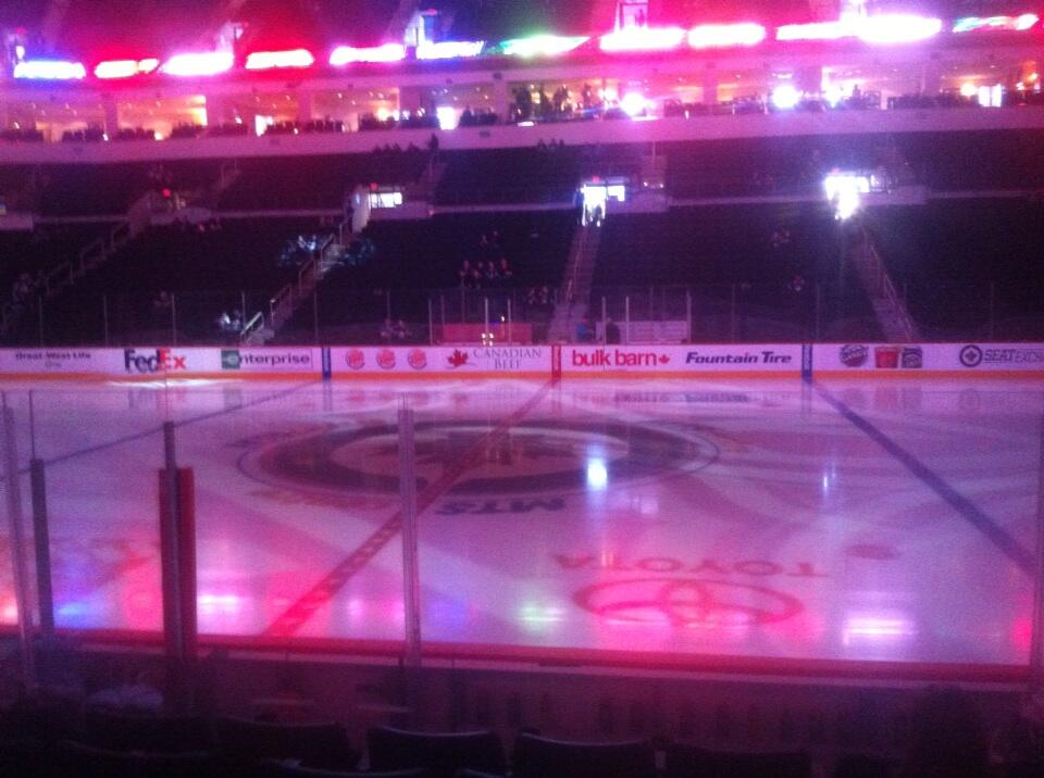 Seat view from section 118 at Bell MTS Place, home of the Winnipeg Jets