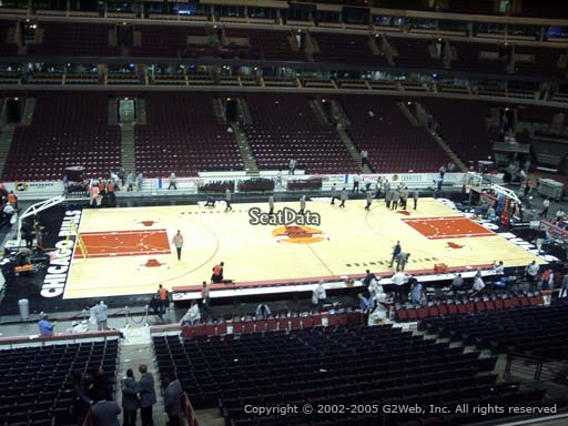 Seat view from section 201 at the United Center, home of the Chicago Bulls
