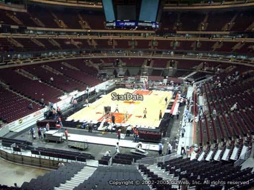 Seat view from section 207 at the United Center, home of the Chicago Bulls