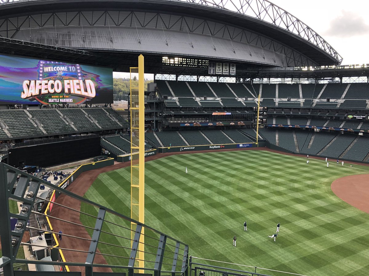 View from Lookout Landing at T-Mobile Park. Home of the Seattle Mariners.