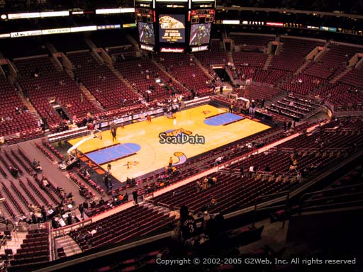 Seat view from section 210A at the Wells Fargo Center, home of the Philadelphia 76ers