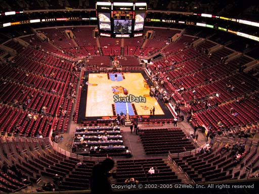 Seat view from section 219 at the Wells Fargo Center, home of the Philadelphia 76ers