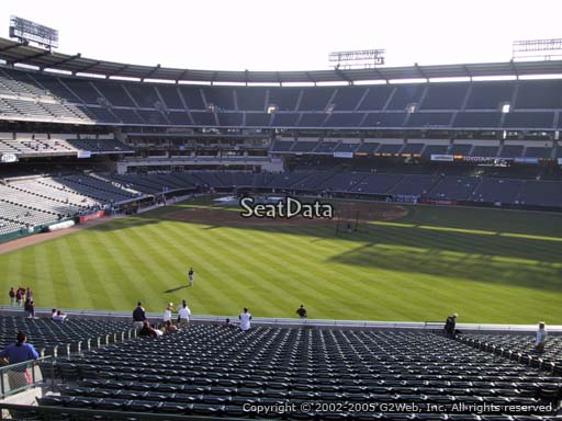 Seat view from section 246 at Angel Stadium of Anaheim, home of the Los Angeles Angels of Anaheim