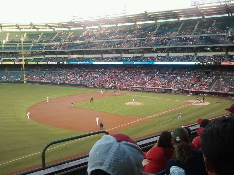 Seat view from section 311 at Angel Stadium of Anaheim, home of the Los Angeles Angels of Anaheim
