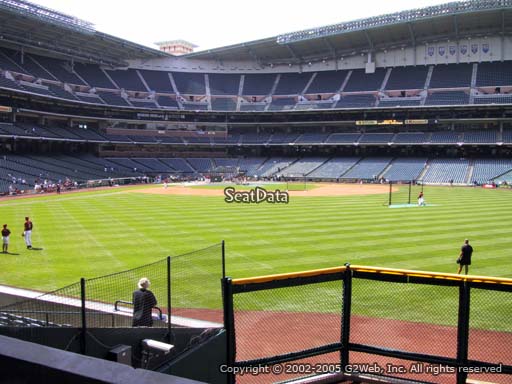 Seat view from section 155 at Minute Maid Park, home of the Houston Astros