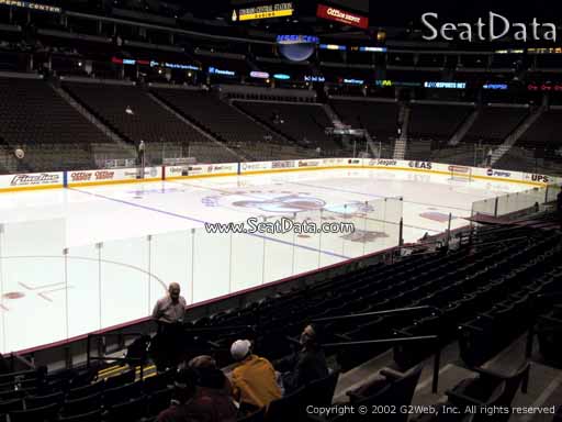 Seat view from section 106 at the Pepsi Center, home of the Colorado Avalanche