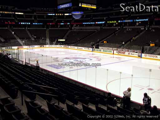 Seat view from section 120 at the Pepsi Center, home of the Colorado Avalanche