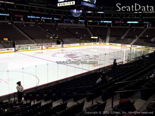 Seat view from section 130 at the Pepsi Center, home of the Colorado Avalanche