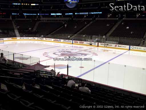 Seat view from section 146 at the Pepsi Center, home of the Colorado Avalanche