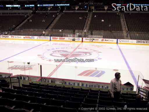 Seat view from section 148 at the Pepsi Center, home of the Colorado Avalanche