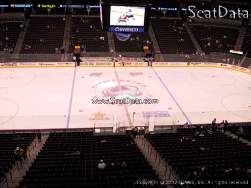 Seat view from section 232 at the Pepsi Center, home of the Colorado Avalanche