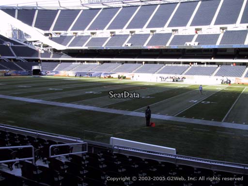 Seat view from section 106 at Soldier Field, home of the Chicago Bears