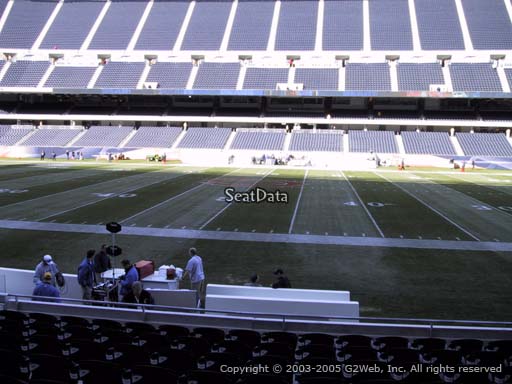 Seat view from section 108 at Soldier Field, home of the Chicago Bears