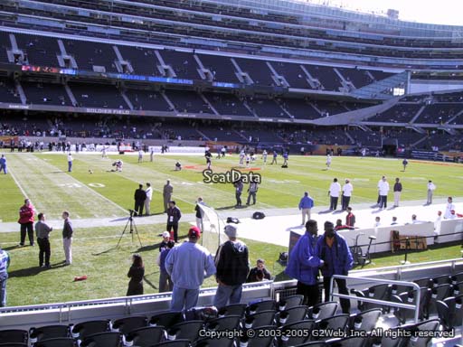 Seat view from section 141 at Soldier Field, home of the Chicago Bears