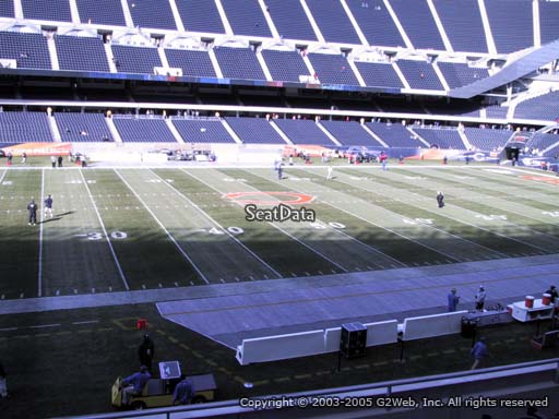Seat view from section 211 at Soldier Field, home of the Chicago Bears