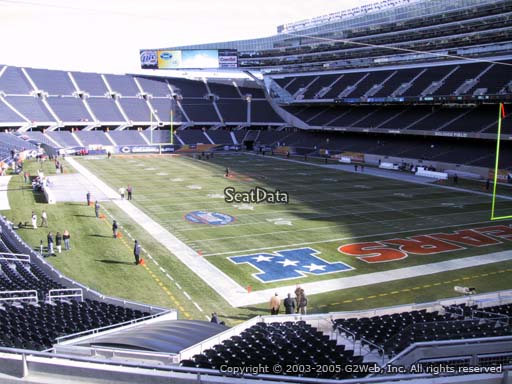 Seat view from section 226 at Soldier Field, home of the Chicago Bears