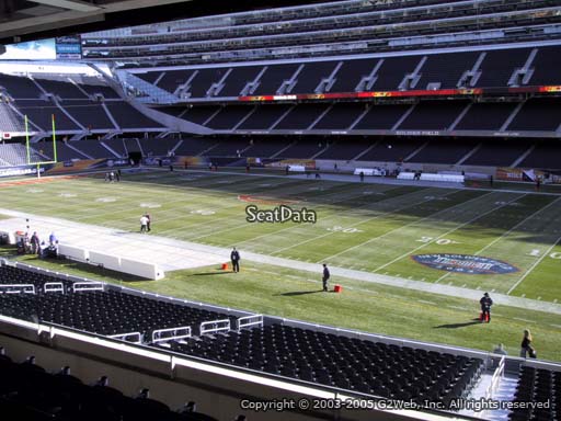 Seat view from section 232 at Soldier Field, home of the Chicago Bears