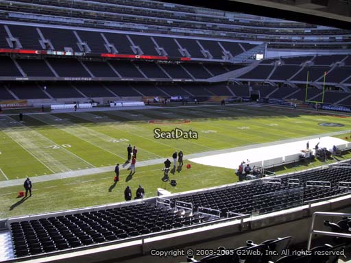 Seat view from section 242 at Soldier Field, home of the Chicago Bears