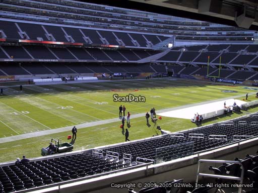 Seat view from section 243 at Soldier Field, home of the Chicago Bears