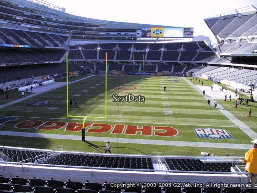 Seat view from section 251 at Soldier Field, home of the Chicago Bears