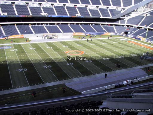 Seat view from section 312 at Soldier Field, home of the Chicago Bears