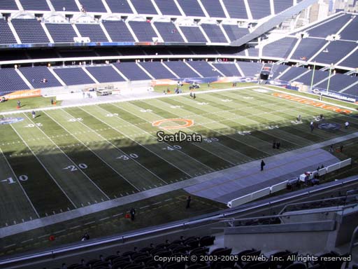 Seat view from section 313 at Soldier Field, home of the Chicago Bears