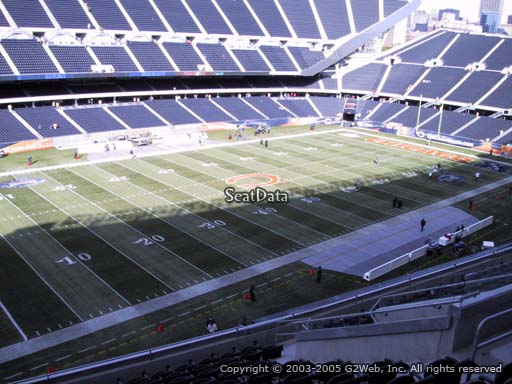 Seat view from section 314 at Soldier Field, home of the Chicago Bears
