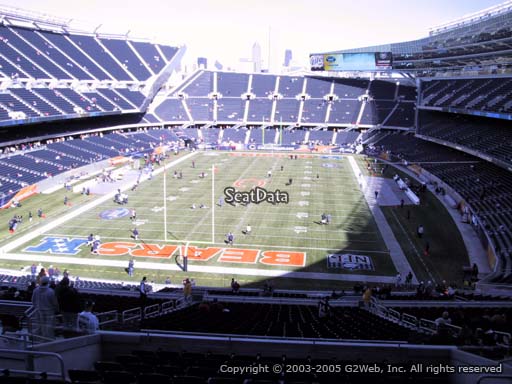 Seat view from section 321 at Soldier Field, home of the Chicago Bears