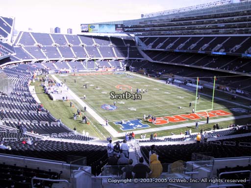 Seat view from section 326 at Soldier Field, home of the Chicago Bears