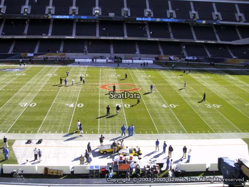 Seat view from section 338 at Soldier Field, home of the Chicago Bears