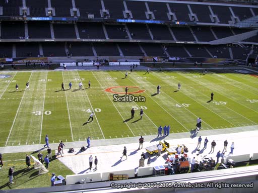 Seat view from section 339 at Soldier Field, home of the Chicago Bears