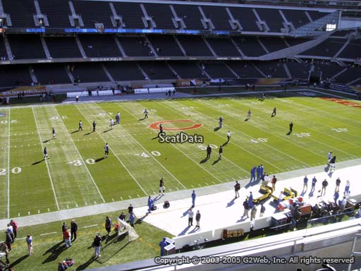 Seat view from section 340 at Soldier Field, home of the Chicago Bears
