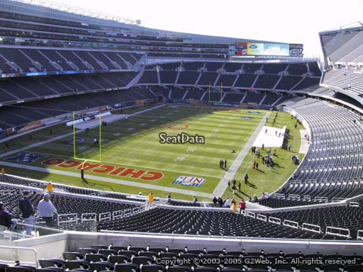 Seat view from section 348 at Soldier Field, home of the Chicago Bears