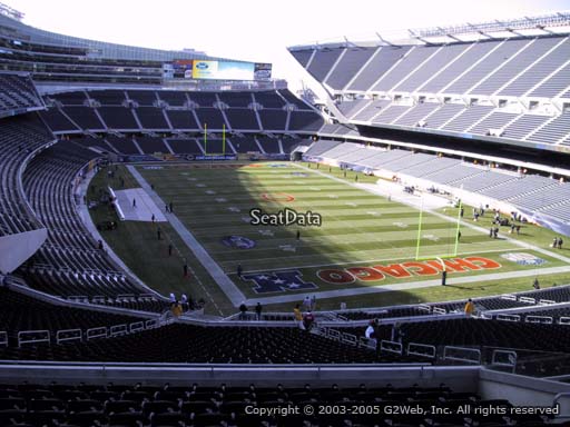 Seat view from section 355 at Soldier Field, home of the Chicago Bears