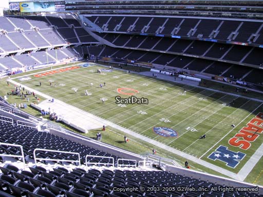 Seat view from section 431 at Soldier Field, home of the Chicago Bears