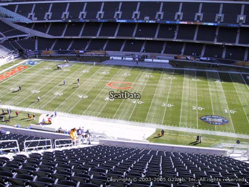 Seat view from section 435 at Soldier Field, home of the Chicago Bears