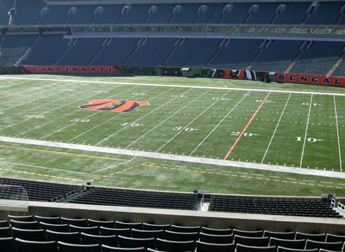 Seat view from section 236 at Paul Brown Stadium, home of the Cincinnati Bengals