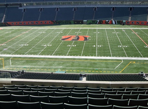 Seat view from section 239 at Paul Brown Stadium, home of the Cincinnati Bengals