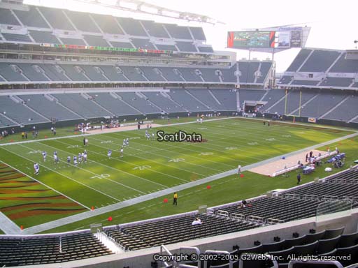 Seat view from section 247 at Paul Brown Stadium, home of the Cincinnati Bengals