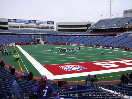 Seat view from section 104 at New Era Field, home of the Buffalo Bills