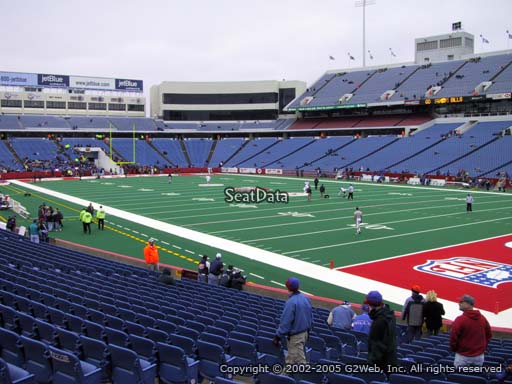 Seat view from section 106 at New Era Field, home of the Buffalo Bills